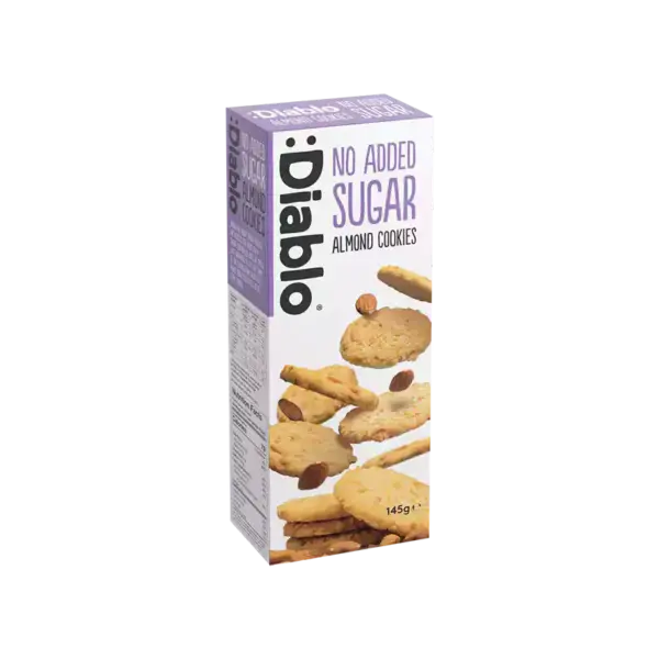 Diablo No Added Sugar Almond Cookies 145g