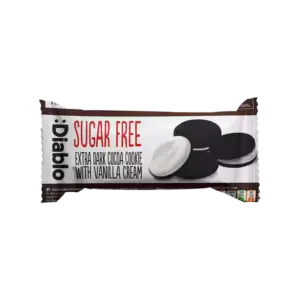 Diablo Suger Free Extra Dark Sandwich Cookies with Vanilla 44g