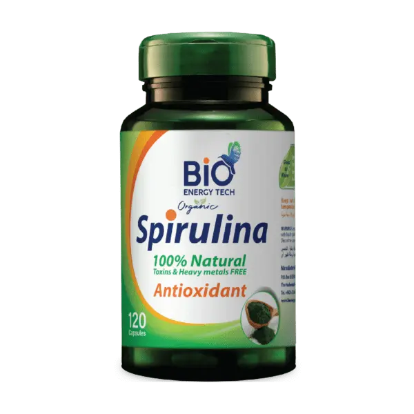 Shop Bio Energy Tech Organic Spirulina 120 Cap In Jordan